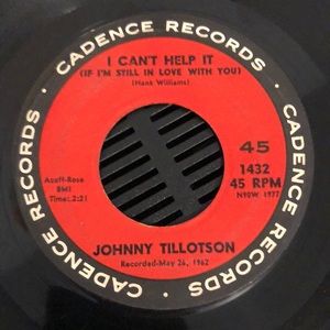 Johnny Tillotson I Can't Help It Vinyl 45 Record '62
